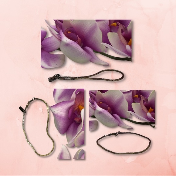 Vintage 14k Gold Plated Interlocking Chain Bracelet - 7 1/2 Inches (GUC) - Picture 3 of 3